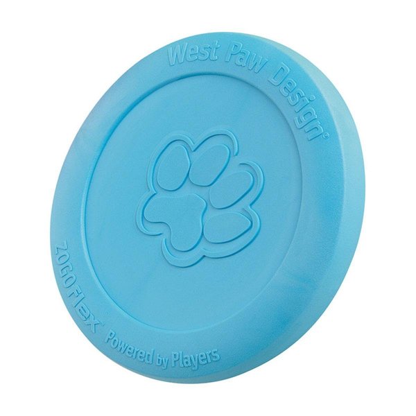 West Paw Zogoflex Blue Zisc Disc Synthetic Rubber Frisbee Large WE5671
